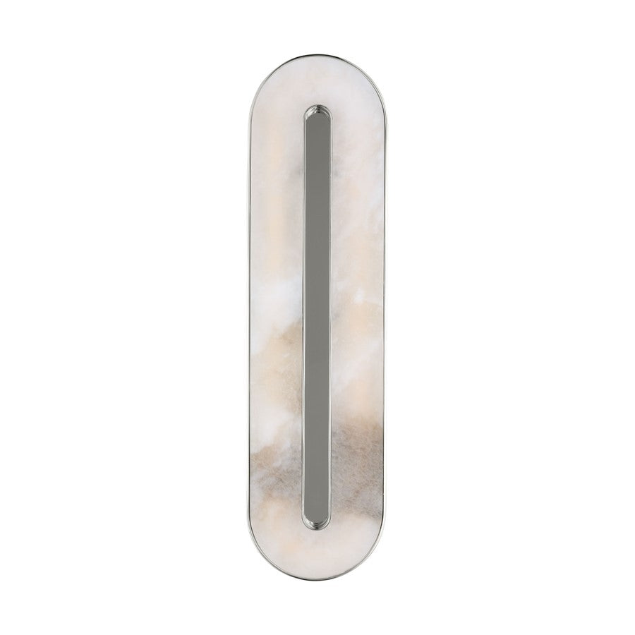 Visual Comfort Modern Wyllis 1 Light 18" Sconce, Pol Nickel - KWWS69727PNALB