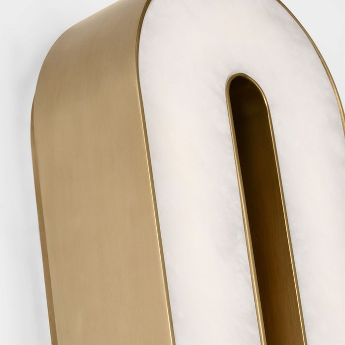 Visual Comfort Modern Wyllis 1 Light 30" Sconce, Brass