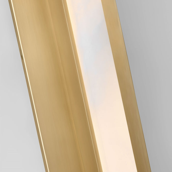 Visual Comfort Modern Linea 1 Light 32" Sconce, Brass