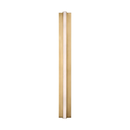 Visual Comfort Modern Linea 1 Light 25" Sconce, Brass - KWWS71027HABALB