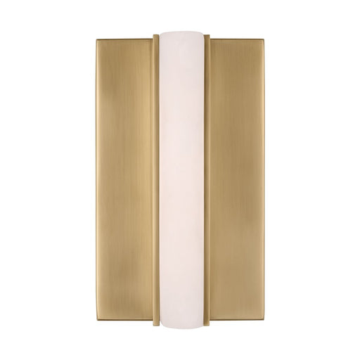 Visual Comfort Modern Linea 1 Light 5" Sconce, Brass - KWWS71227HABALB