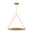 Visual Comfort Modern Peter Bristol Cymbal 1 Lt Pendant, Brass - PBPD35027NB-NB