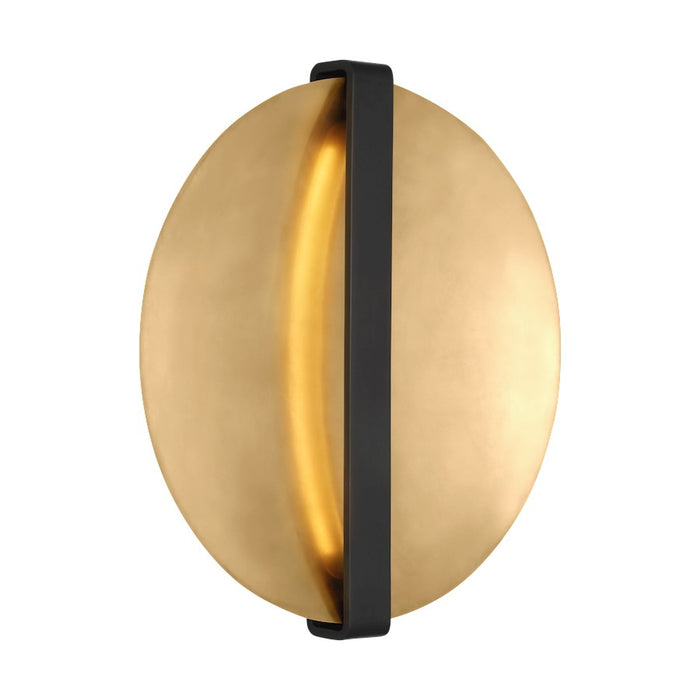 Visual Comfort Modern Peter Bristol Cymbal 1 Lt Sconce, DB/BR - PBWS35327BZ-NB