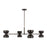 Visual Comfort Modern Sean Lavin Shanti 4 Lt Chandelier, DB - SLCH13727BZ