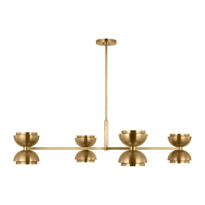 Visual Comfort Modern Sean Lavin Shanti 4 Light Chandelier, Brass - SLCH13727NB