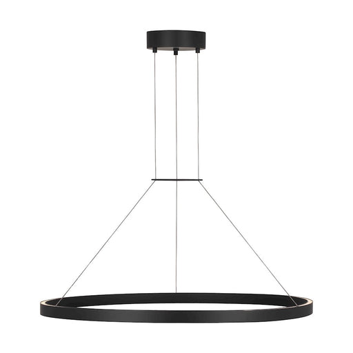 Visual Comfort Modern Sean Lavin Fiama 1 Lt 36'' LED Chandelier, BK - SLCH14930B