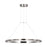 Visual Comfort Mod SL Fiama 36'' LED Chandelier, Satin Nickel - SLCH14930S