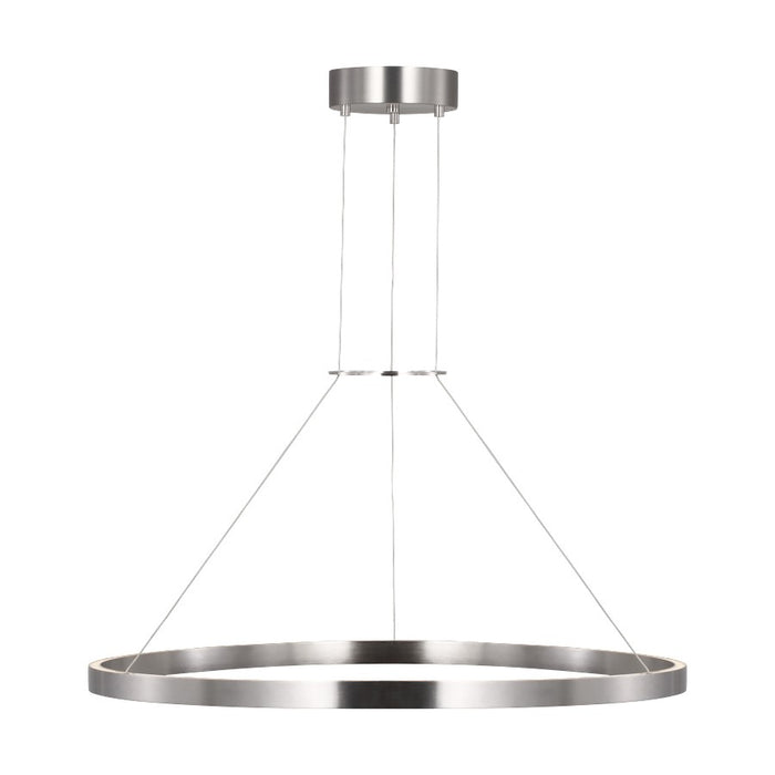 Visual Comfort Mod SL Fiama 36'' LED Chandelier, Satin Nickel - SLCH14930S