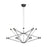 Visual Comfort Mod SL Lassell 48Lt 2 Tier Chandelier, DB/CRY - SLCH24727BZ