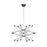 Visual Comfort Mod SL Lassell 36Lt 3 Tier Chandelier, DB/CRY - SLCH24827BZ