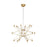 Visual Comfort Mod SL Lassell 36Lt 3 Tier Chandelier, BR/CRY - SLCH24827NB