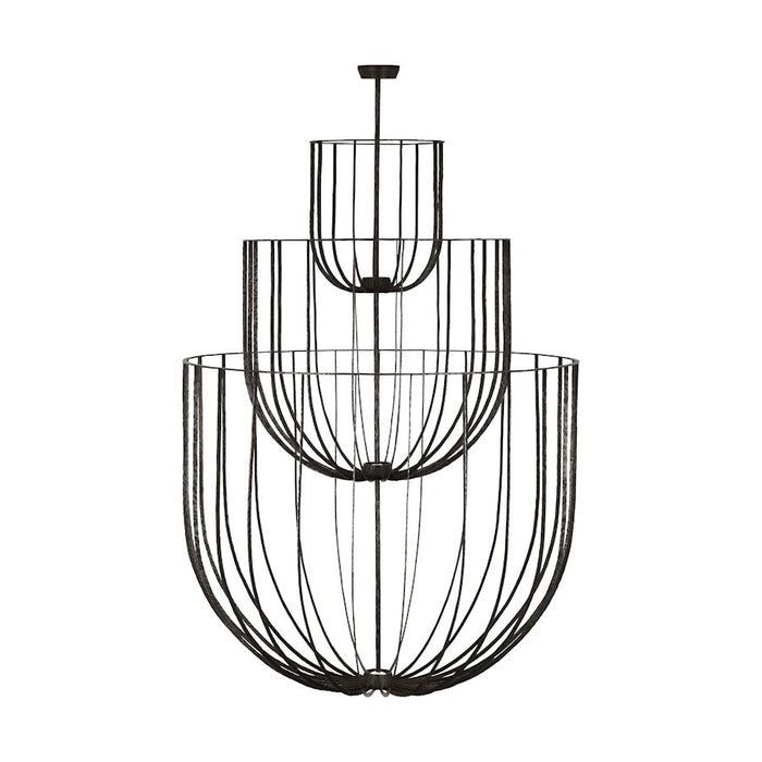 Visual Comfort Mod SL Sanchi 4Lt Grande 3 Tier Chandelier, AI - SLCH32927AI