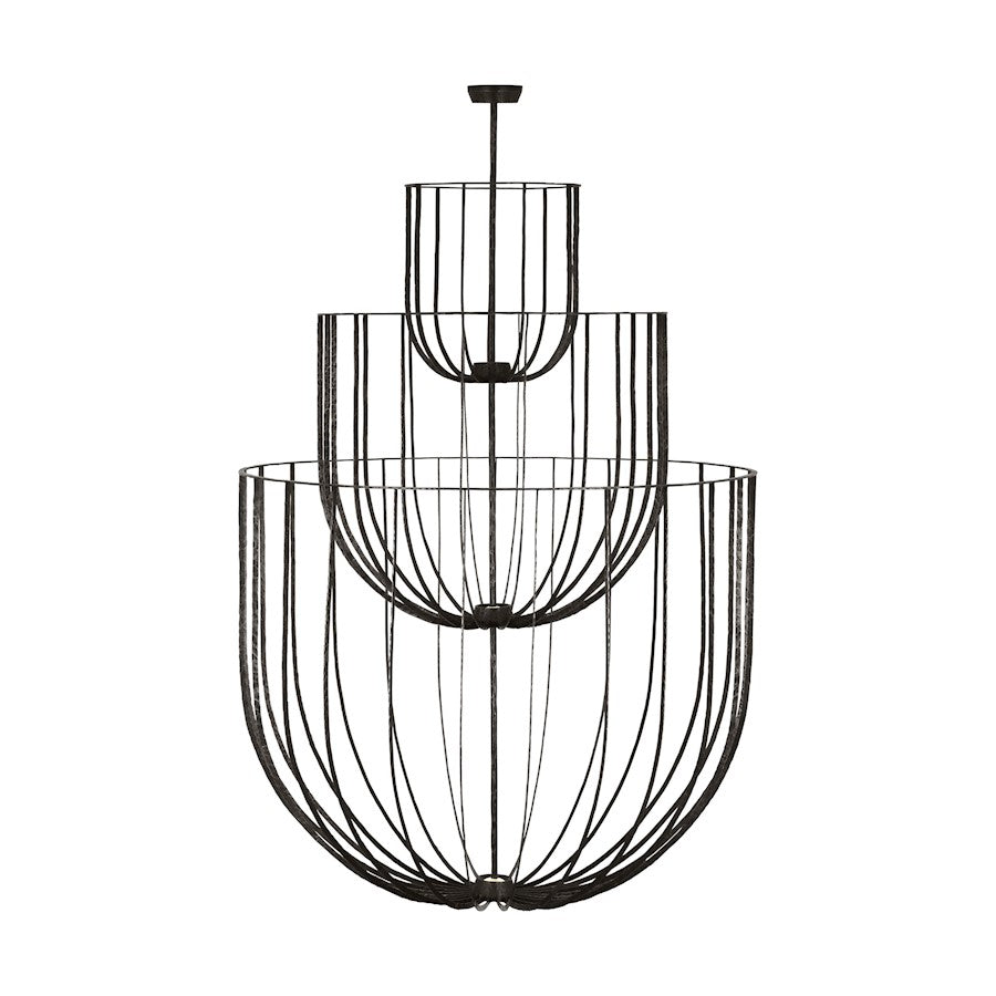 Visual Comfort Mod SL Sanchi 4Lt Grande 3 Tier Chandelier, AI - SLCH32927AI