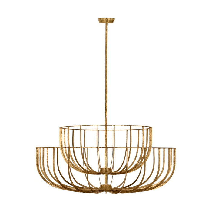 Visual Comfort Modern Sean Lavin Sanchi 3 Lt 19" Chandelier, PABR - SLCH33127PAB