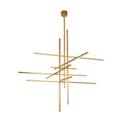 Visual Comfort Modern Sean Lavin 7 Light Chandelier, Brass - SLCH40427NB