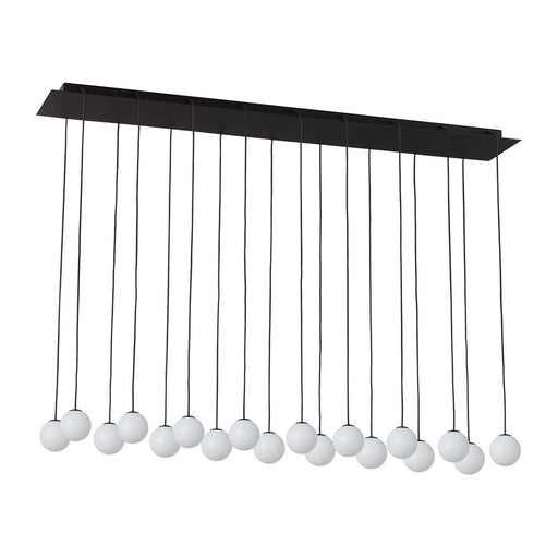Visual Comfort Modern Orbet 18Lt 45" Chandelier/277V, Black