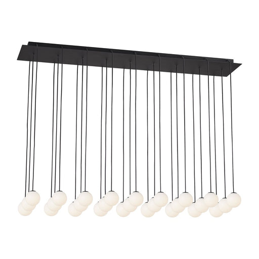 Visual Comfort Modern Orbet 27Lt 45" Chandelier/277V, Black - SLCH58727B-277
