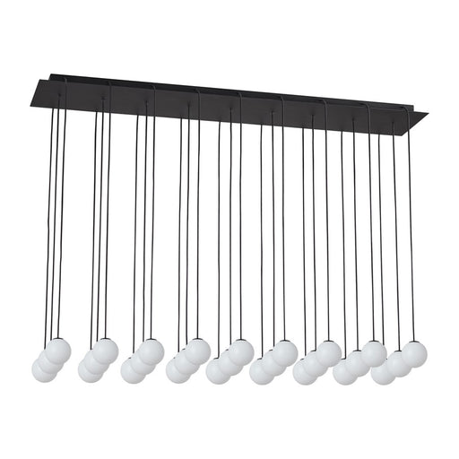Visual Comfort Modern Orbet 27 Light 45" Chandelier, Black