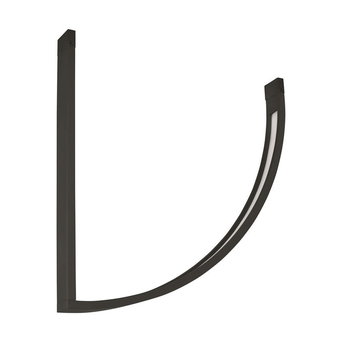 Visual Comfort Modern Baku 1 Light 12.6" Chandelier, Black