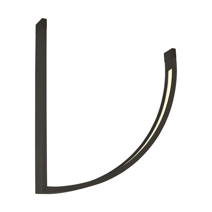 Visual Comfort Modern Baku 1 Light 12.6" Chandelier, Black