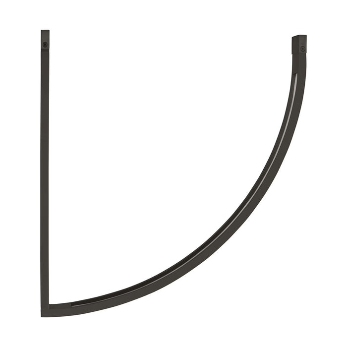 Visual Comfort Modern Baku 1 Light 12.6" Chandelier, Black