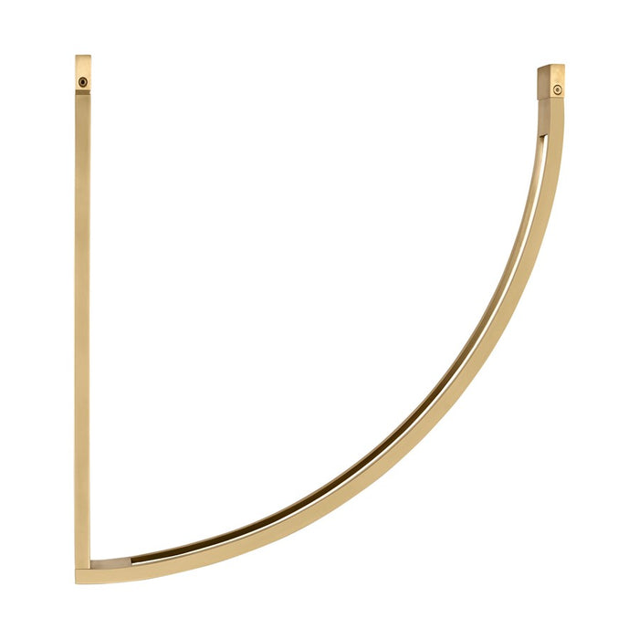 Visual Comfort Modern Baku 1 Light 12.6" Chandelier, Brass - SLCH63027HAB