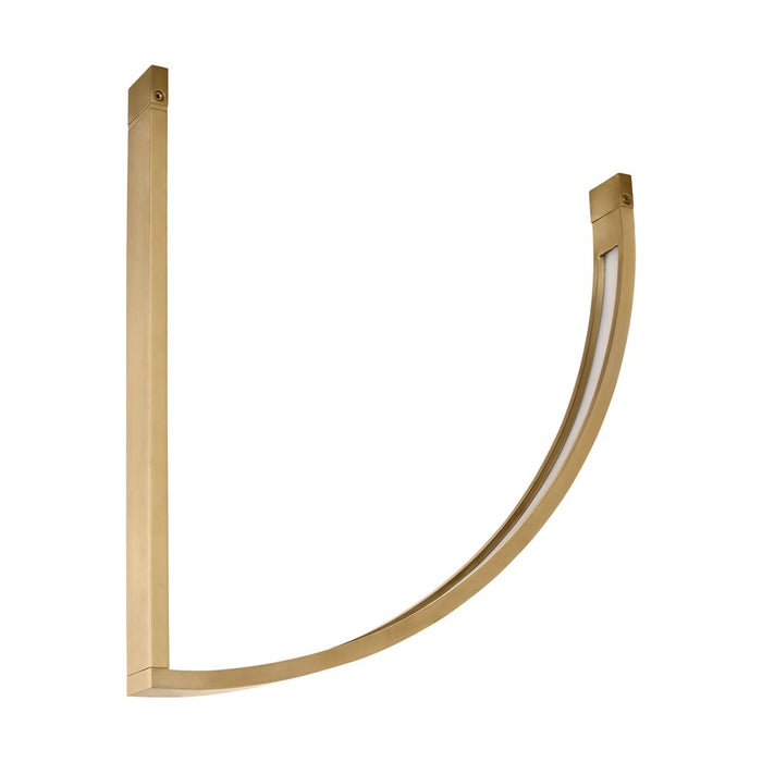 Visual Comfort Modern Baku 1 Light 12.6" Chandelier, Brass