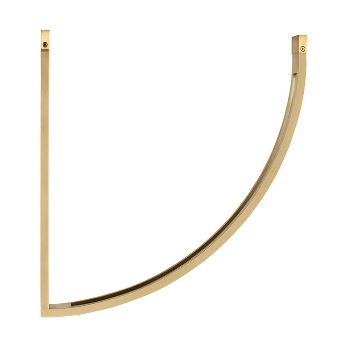 Visual Comfort Modern Baku 1 Light 12.6" Chandelier, Brass