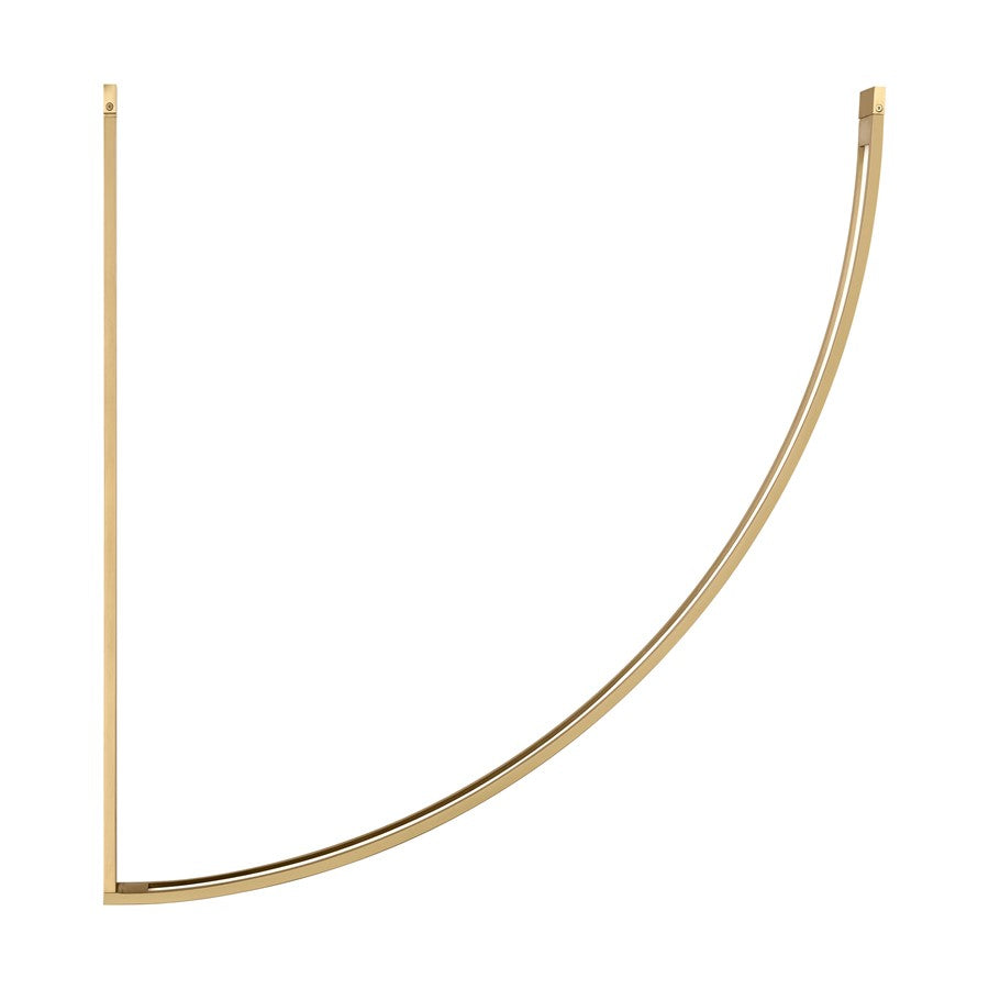 Visual Comfort Modern Baku 1 Light 24.6" Chandelier, Brass - SLCH63127HAB