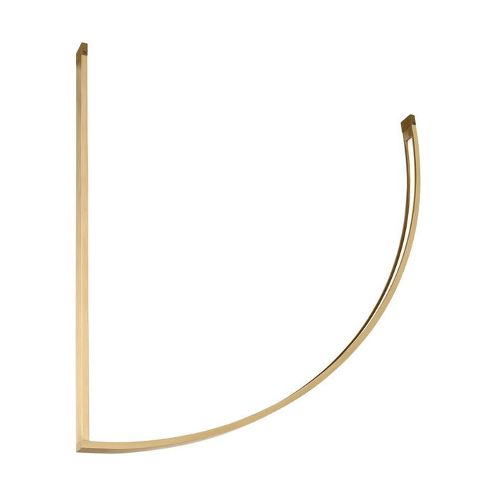 Visual Comfort Modern Baku 1 Light 24.6" Chandelier, Brass