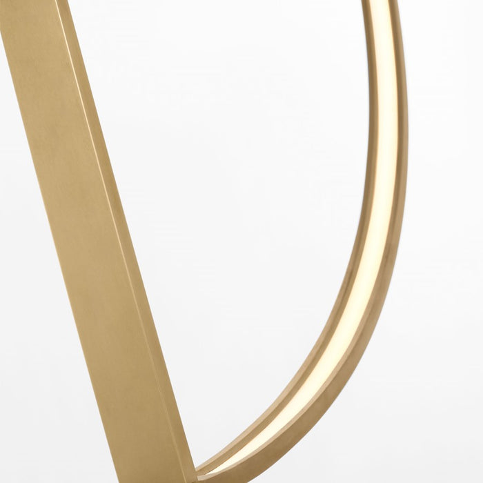 Visual Comfort Modern Baku 1 Light 24.6" Chandelier, Brass