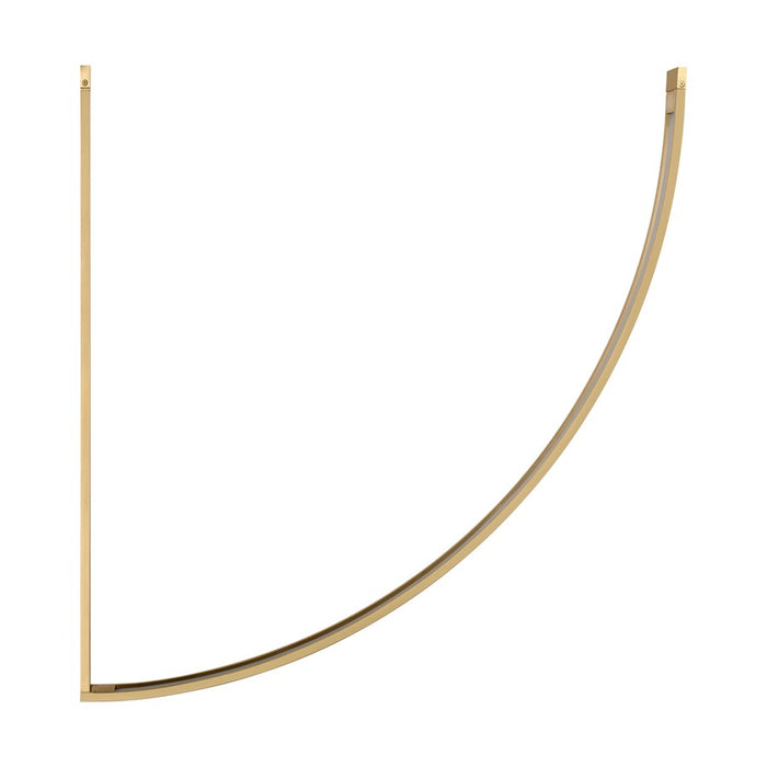 Visual Comfort Modern Baku 1 Light 24.6" Chandelier, Brass