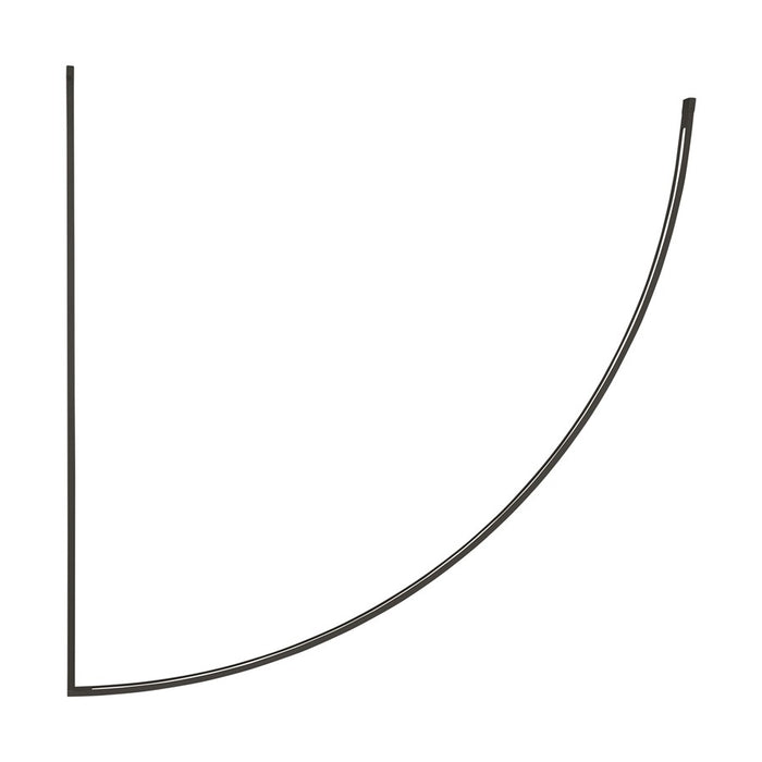 Visual Comfort Modern Baku 1 Light 36.6" Chandelier, Black - SLCH63227B