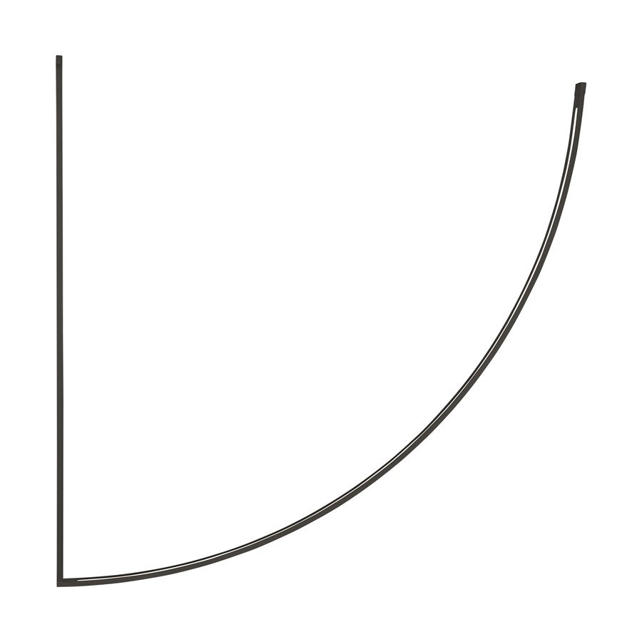 Visual Comfort Modern Baku 1 Light 36.6" Chandelier, Black - SLCH63227B