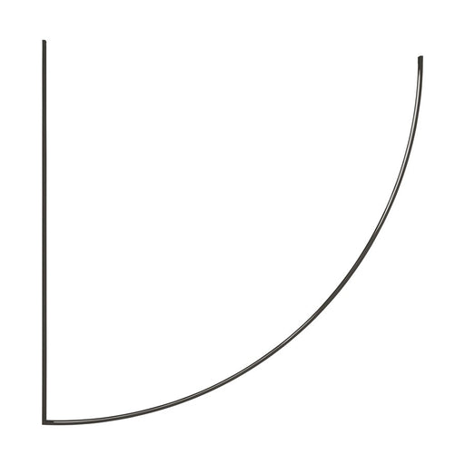 Visual Comfort Modern Baku 1 Light 48.6" Chandelier, Black - SLCH63327B