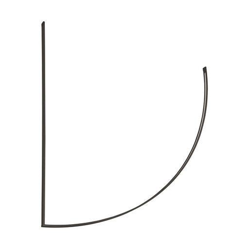 Visual Comfort Modern Baku 1 Light 48.6" Chandelier, Black