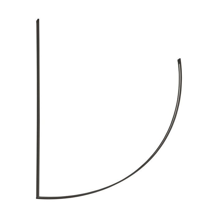 Visual Comfort Modern Baku 1 Light 48.6" Chandelier, Black