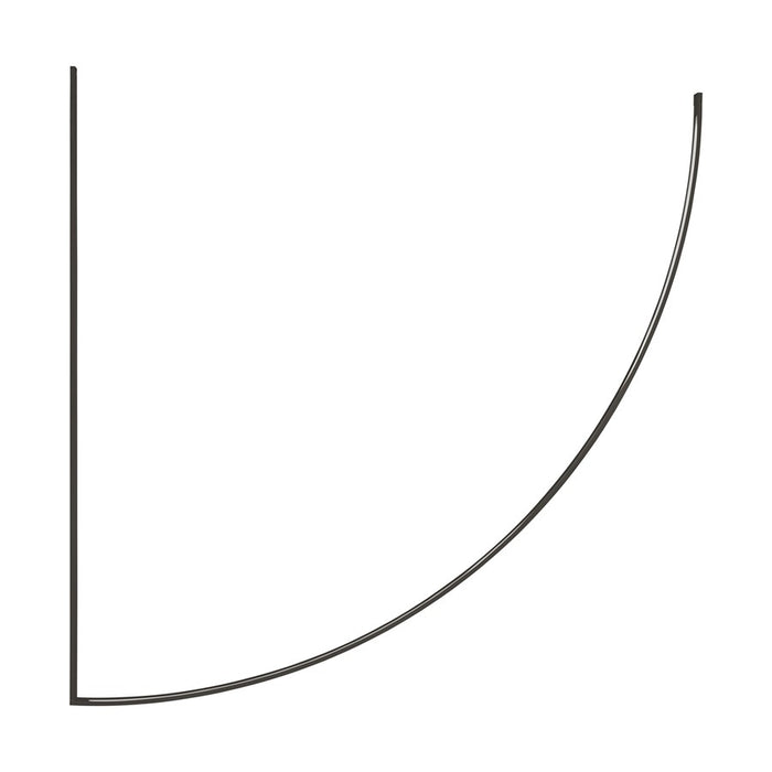 Visual Comfort Modern Baku 1 Light 48.6" Chandelier, Black