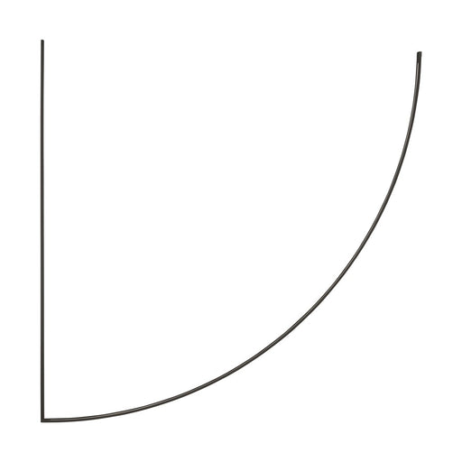 Visual Comfort Modern Baku 1 Light 60.6" Chandelier, Black - SLCH63427B