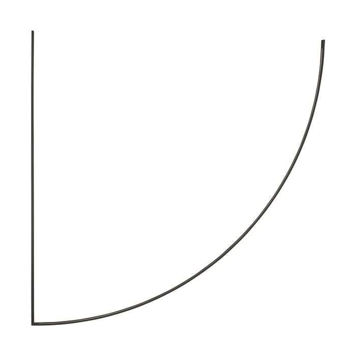 Visual Comfort Modern Baku 1 Light 60.6" Chandelier, Black - SLCH63427B