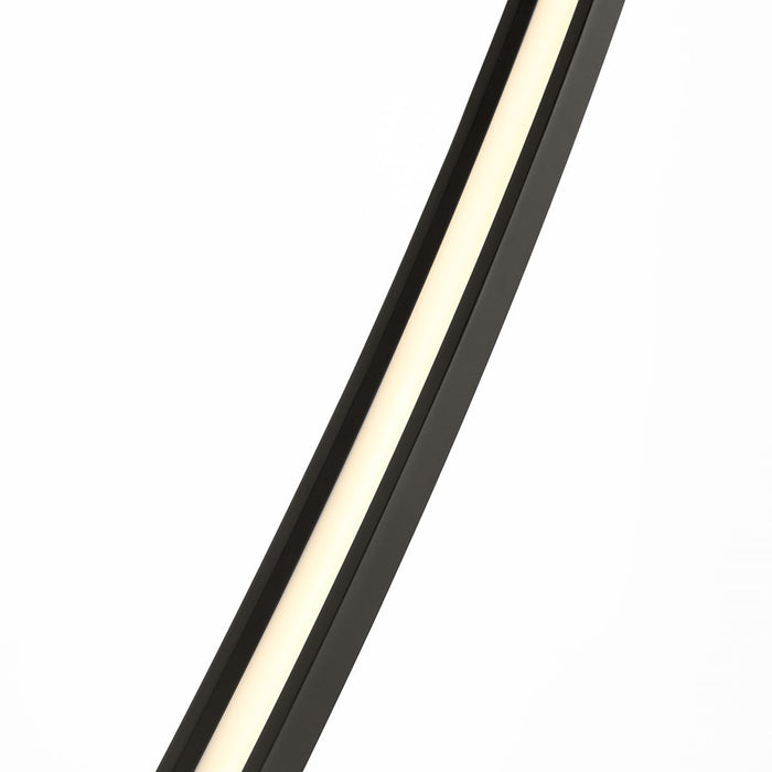 Visual Comfort Modern Baku 1 Light 60.6" Chandelier, Black