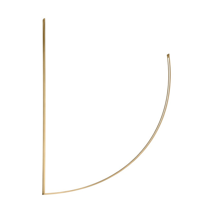 Visual Comfort Modern Baku 1 Light 60.6" Chandelier, Brass