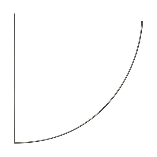 Visual Comfort Modern Baku 1 Light 72.6" Chandelier, Black - SLCH63527B