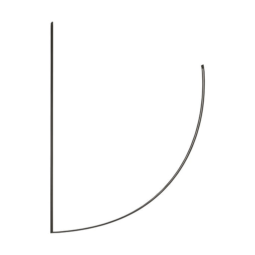 Visual Comfort Modern Baku 1 Light 72.6" Chandelier, Black