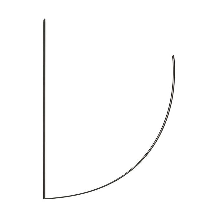 Visual Comfort Modern Baku 1 Light 72.6" Chandelier, Black