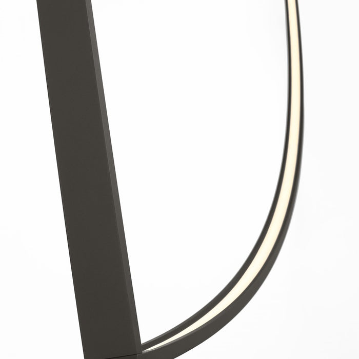 Visual Comfort Modern Baku 1 Light 72.6" Chandelier, Black