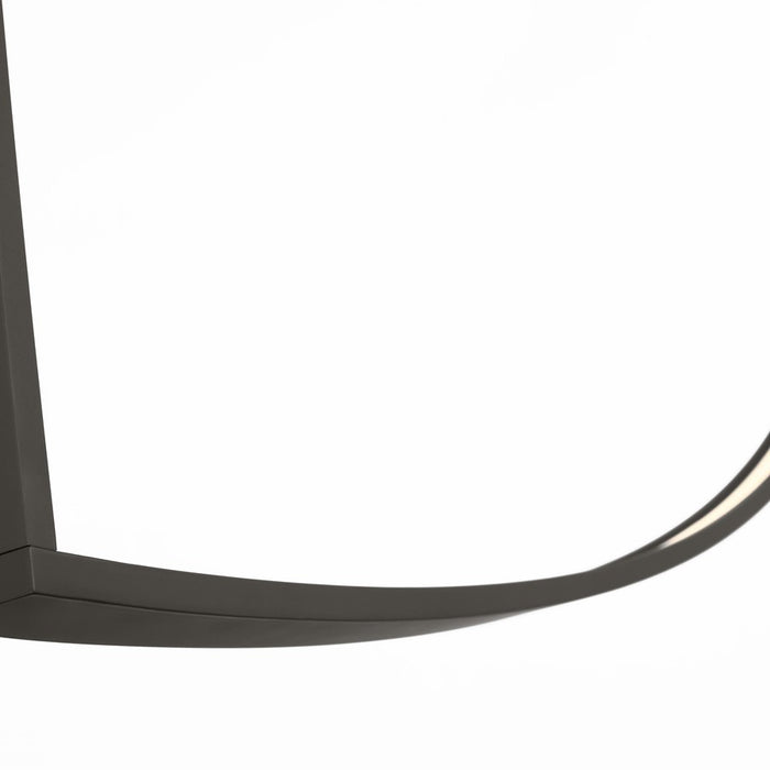 Visual Comfort Modern Baku 1 Light 72.6" Chandelier, Black