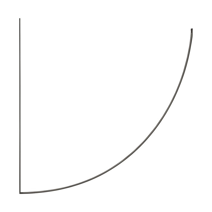 Visual Comfort Modern Baku 1 Light 72.6" Chandelier, Black