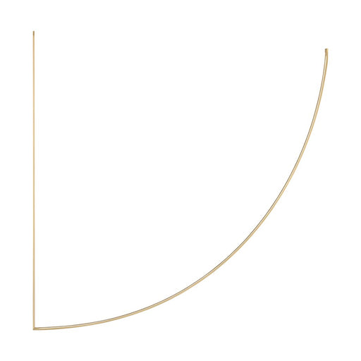 Visual Comfort Modern Baku 1 Light 72.6" Chandelier, Brass - SLCH63527HAB