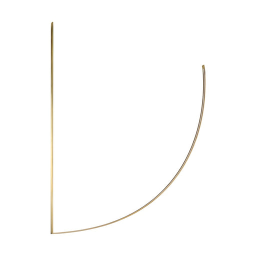 Visual Comfort Modern Baku 1 Light 72.6" Chandelier, Brass